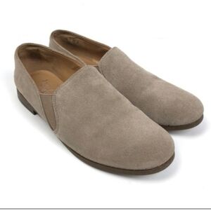Franco Sarto “Pardon” Women’s Taupe Suede Flats Slip On Shoes Size 10 NWOB
